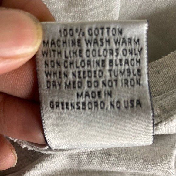 Single Stitch 1995 vintage north carolina college shirt  Made In Usa 100% Cotton - Picture 3 of 3